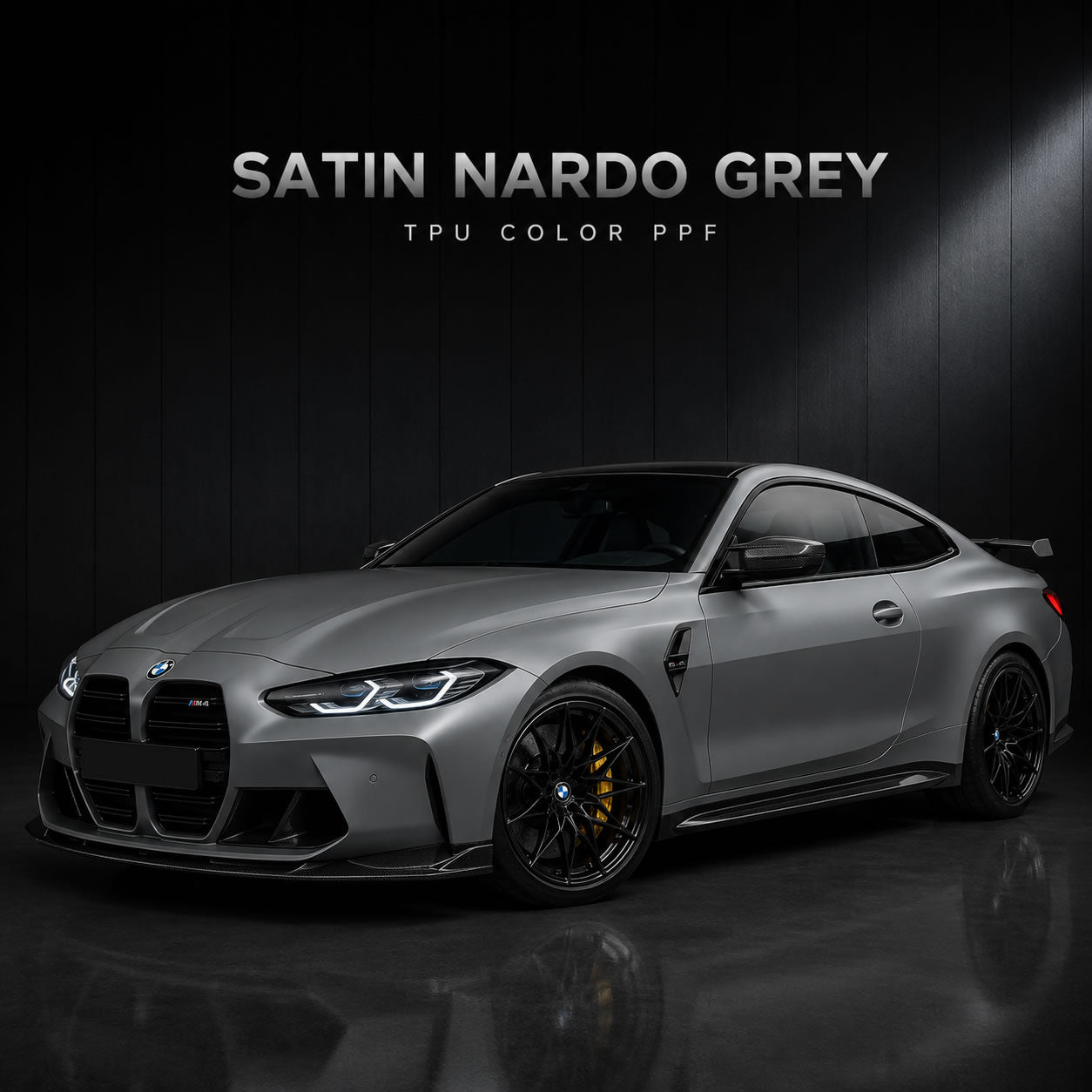 Satin Nardo Grey Color PPF | Premium TPU Paint Protection Film| C-Nice Autos